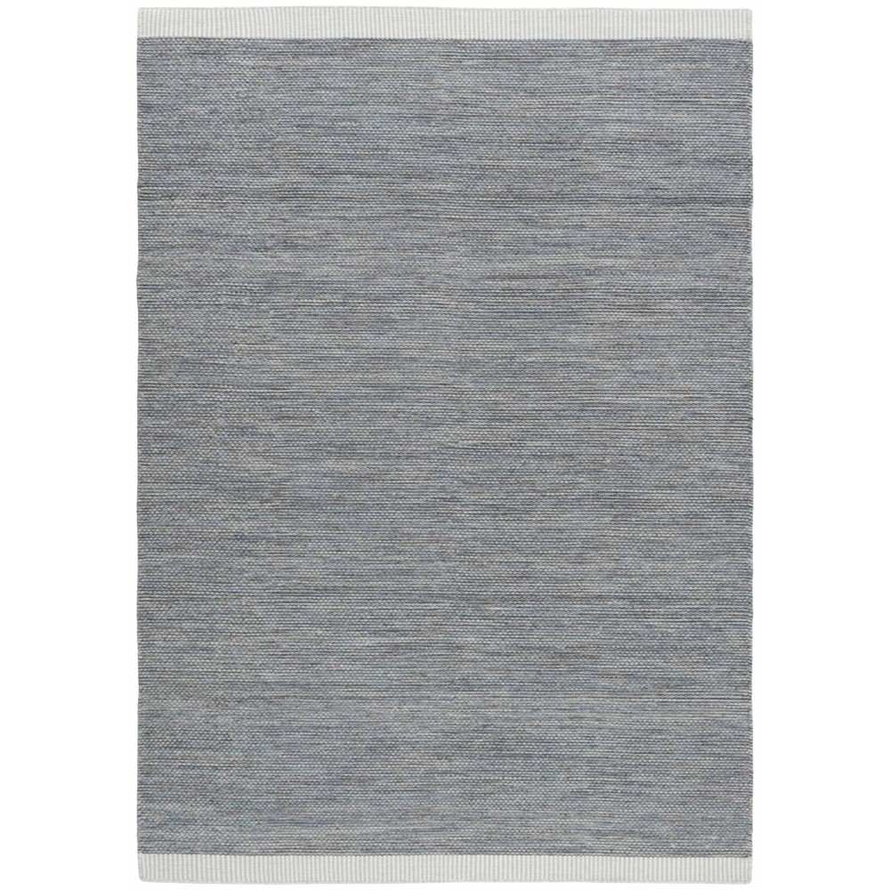 Atlas Modern Kilims Wool Cotton Rug in Light Grey